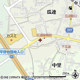 茨城県那珂市瓜連780-6周辺の地図