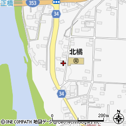群馬県渋川市北橘町八崎369-1周辺の地図