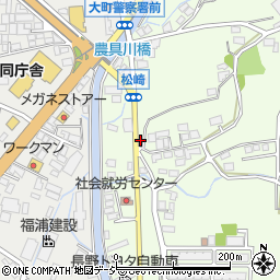 長野県大町市社松崎6738周辺の地図