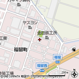 石川県白山市福留町2025周辺の地図