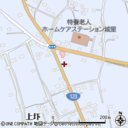 きりん薬局城里店周辺の地図