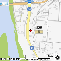 群馬県渋川市北橘町八崎381-14周辺の地図