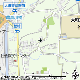 長野県大町市社松崎6768周辺の地図