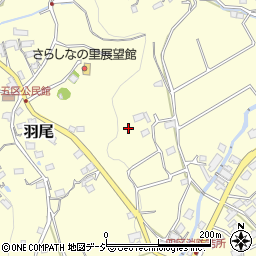 長野県千曲市羽尾周辺の地図