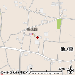 栃木県鹿沼市池ノ森214周辺の地図