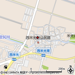 石川県白山市西米光町（ロ）周辺の地図