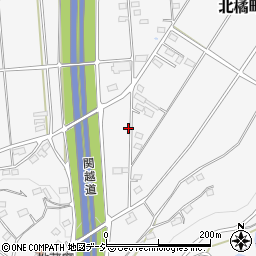 群馬県渋川市北橘町八崎1458-4周辺の地図