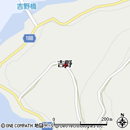 富山県富山市吉野周辺の地図