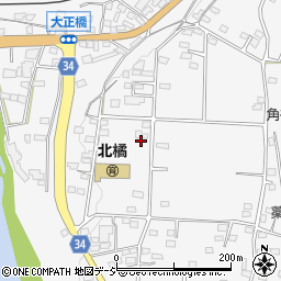 群馬県渋川市北橘町八崎387-8周辺の地図