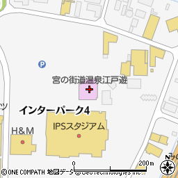 宮の街道温泉江戸遊周辺の地図
