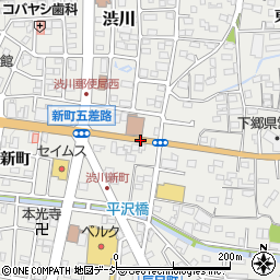 渋川郵便局前周辺の地図