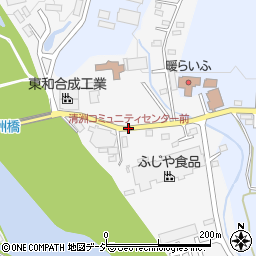 清洲コミュニティセンター前周辺の地図