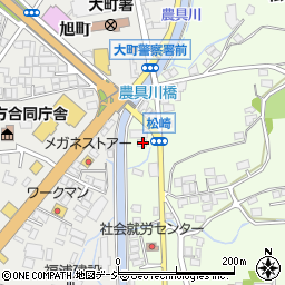 長野県大町市社松崎6726周辺の地図