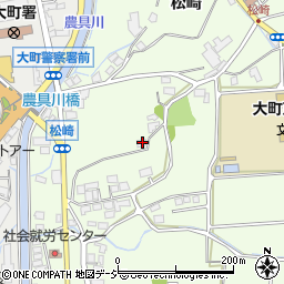 長野県大町市社松崎6744周辺の地図
