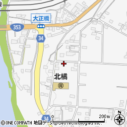 群馬県渋川市北橘町八崎387-3周辺の地図