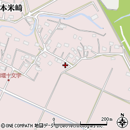 茨城県那珂市本米崎374-1周辺の地図