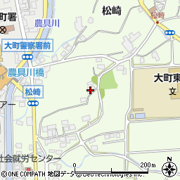 長野県大町市社松崎6751周辺の地図