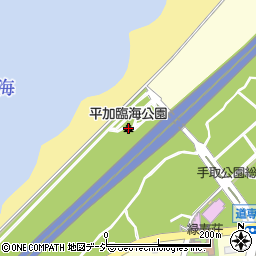 平加臨海公園周辺の地図