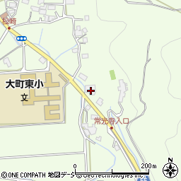 長野県大町市社松崎6621周辺の地図