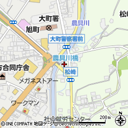 長野県大町市社松崎6721周辺の地図