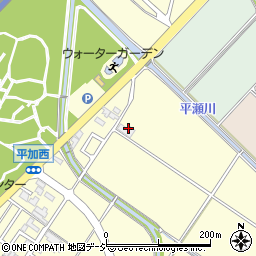 石川県白山市平加町ヘ周辺の地図