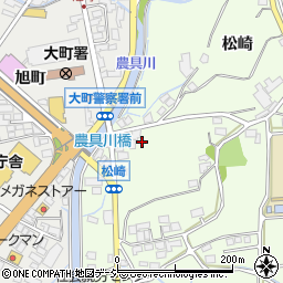 長野県大町市社松崎6717周辺の地図