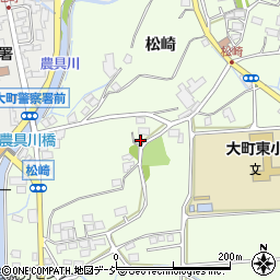 長野県大町市社松崎6712周辺の地図