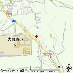 長野県大町市社松崎6613周辺の地図