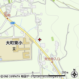 長野県大町市社松崎6619周辺の地図