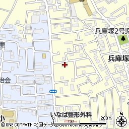 コーポスポットライト兵庫塚周辺の地図