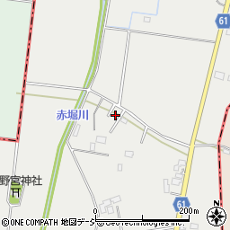 栃木県芳賀郡市貝町赤羽379周辺の地図