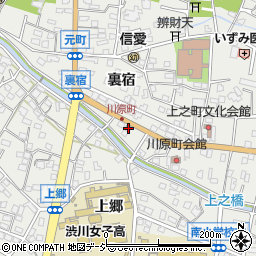 渋川川原町郵便局周辺の地図