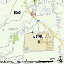 長野県大町市社松崎6695周辺の地図