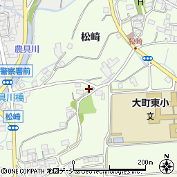 長野県大町市社松崎6713周辺の地図