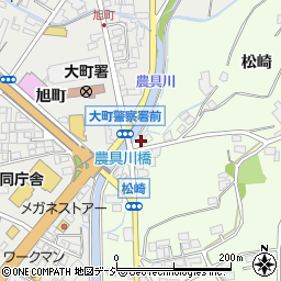 長野県大町市社松崎6561周辺の地図