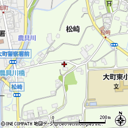 長野県大町市社松崎6714周辺の地図
