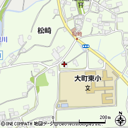 長野県大町市社松崎6699周辺の地図