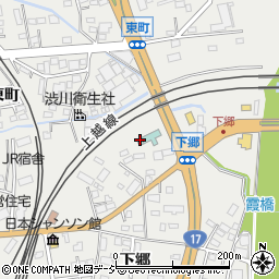 ホテル ルートイン渋川 食 呑み処 花々亭周辺の地図