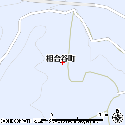 石川県金沢市相合谷町周辺の地図