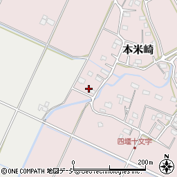 茨城県那珂市本米崎3周辺の地図