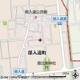 石川県白山市部入道町12周辺の地図