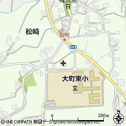 長野県大町市社松崎6698周辺の地図