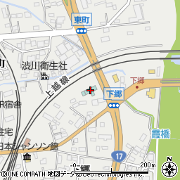 ホテルルートイン　渋川周辺の地図