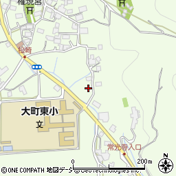 長野県大町市社松崎6615周辺の地図