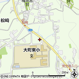 長野県大町市社松崎6669周辺の地図