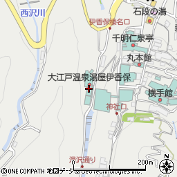大江戸温泉物語　伊香保周辺の地図