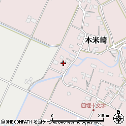 茨城県那珂市本米崎4周辺の地図