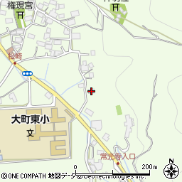 長野県大町市社松崎6606周辺の地図