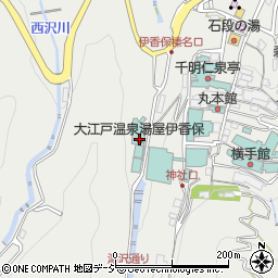 大江戸温泉物語湯屋伊香保周辺の地図