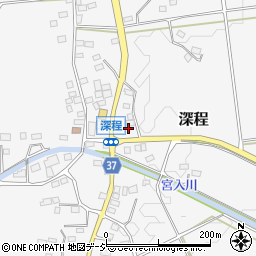 栃木県鹿沼市深程587周辺の地図